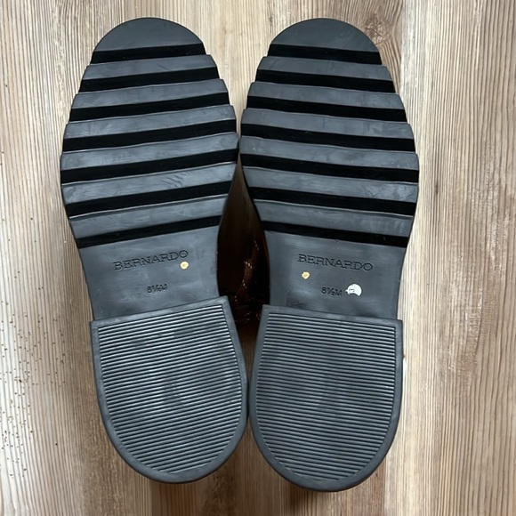 Bernardo Dash Hiker Boots Shearling Suede Brown New - Picture 7 of 12